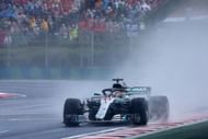Hamilton shined in the wet during qualifying at the Hungaroring